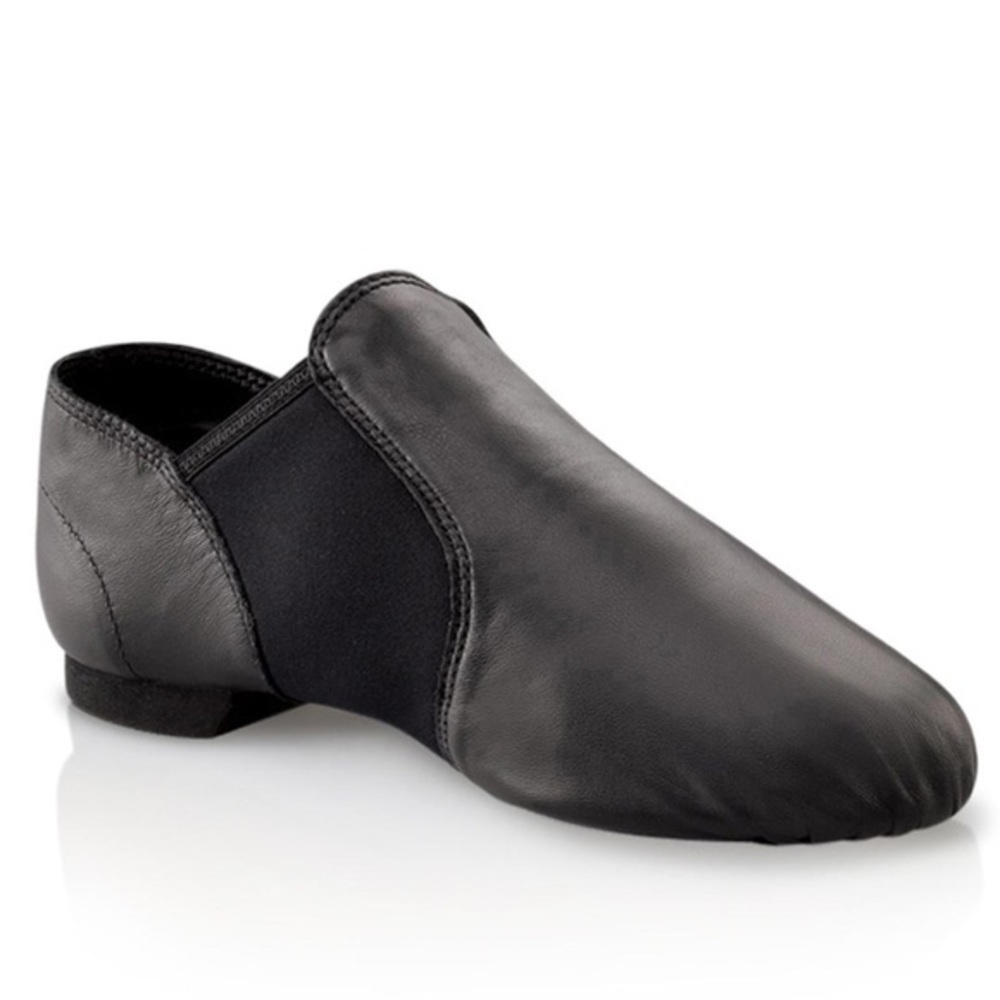 CAPEZIO E-Series Slip-on Jazz Shoe in Black EJ2 - Picture 3 of 6